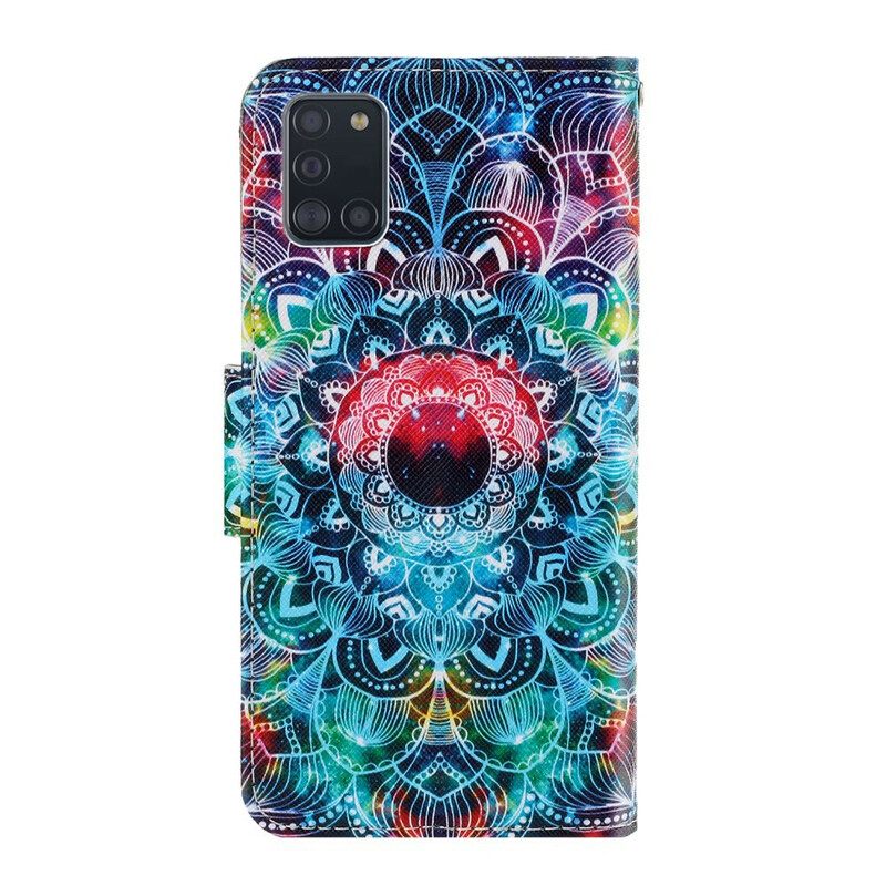 Κάλυμμα Samsung Galaxy A31 με κορδονι Φοβερή Strappy Mandala