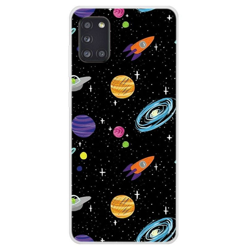 θηκη κινητου Samsung Galaxy A31 Πλανήτης Γαλαξίας