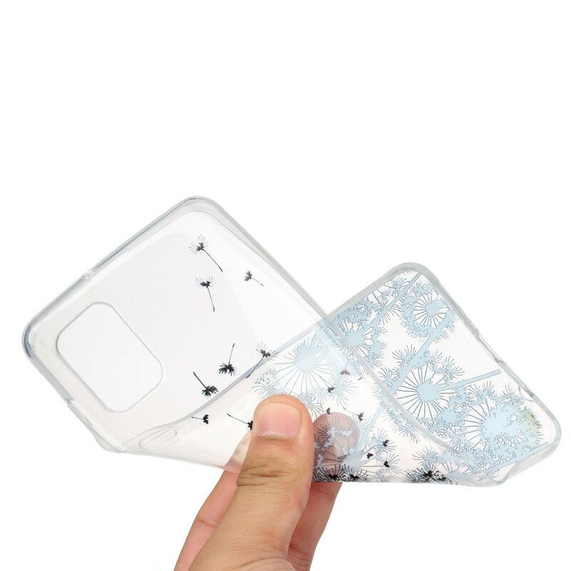 Θήκη Samsung Galaxy A31 Διάφανες Μαύρες Πικραλίδες