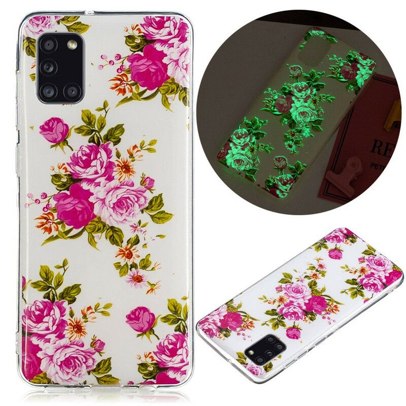 Θήκη Samsung Galaxy A31 Fluorescent Liberty Flowers