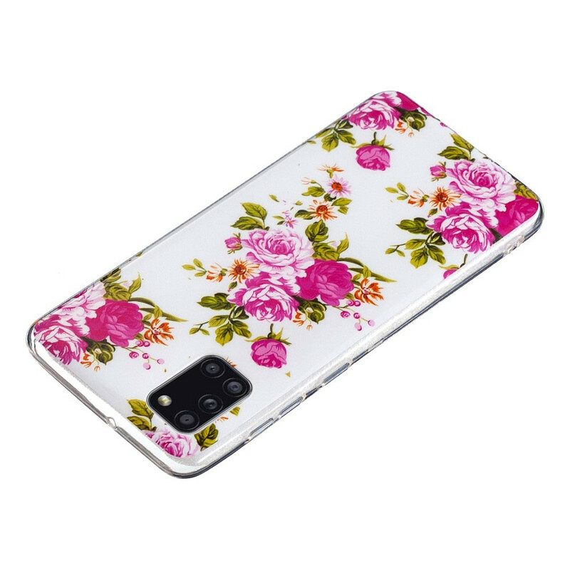 Θήκη Samsung Galaxy A31 Fluorescent Liberty Flowers