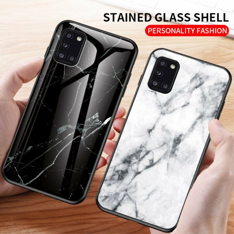 Θήκη Samsung Galaxy A31 Premium Colors Tempered Glass