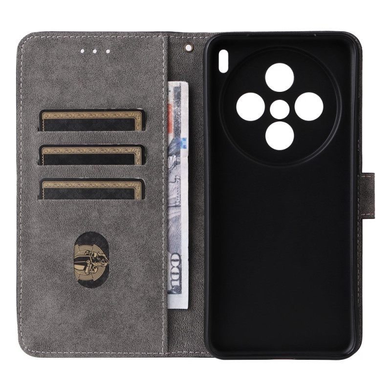 Δερματινη Θηκη Vivo X200 Σουέτ Με Λουρί