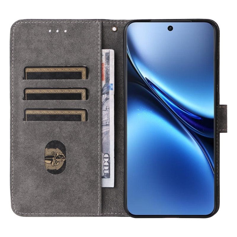 Δερματινη Θηκη Vivo X200 Σουέτ Με Λουρί