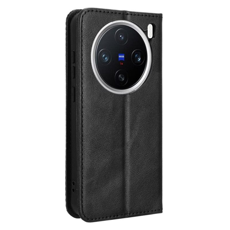 Δερματινη Θηκη Vivo X200 Vintage Περίγραμμα