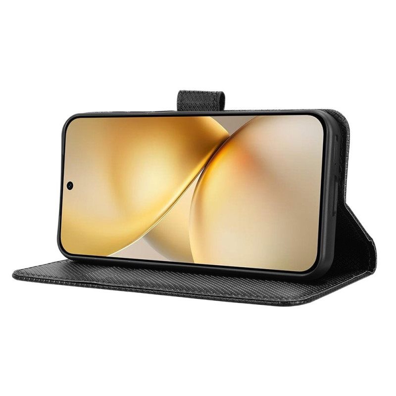 Δερματινη Θηκη Vivo X200 Υφή Διαμαντιού