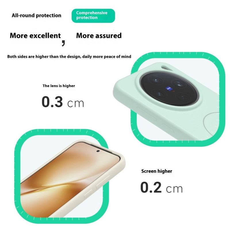 Κάλυμμα Vivo X200 Υγρή Σιλικόνη Magsafe