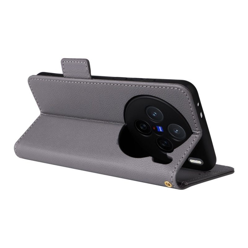 Θηκη Κινητου Vivo X200 Δέρμα Με Λουρί