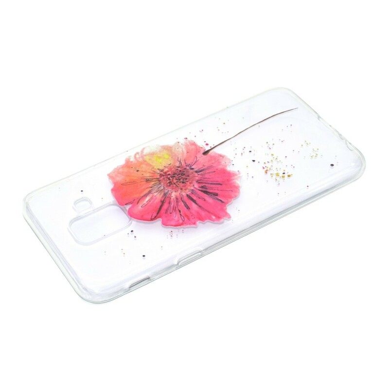 Θήκη Samsung Galaxy A6 Άνευ Ραφής Λουλουδάτο Μοτίβο Ακουαρέλας