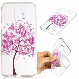 Θήκη Samsung Galaxy A6 Διαφανές Δέντρο Πεταλούδας