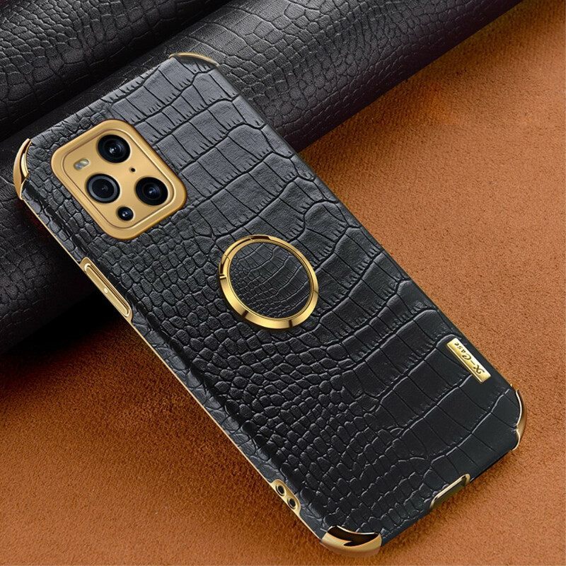 θηκη κινητου Oppo Find X3 Pro X-case Crocodile Skin Effect