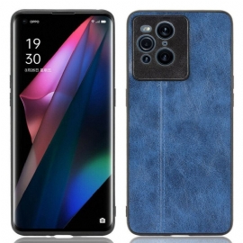 Θήκη Oppo Find X3 Pro Couture Δερμάτινο Εφέ