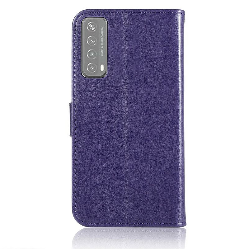 Κάλυμμα Huawei P Smart 2021 Δερμάτινο Εφέ Dreamcatcher Owl