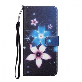 Κάλυμμα Huawei P Smart 2021 με κορδονι Lunar Strap Flowers