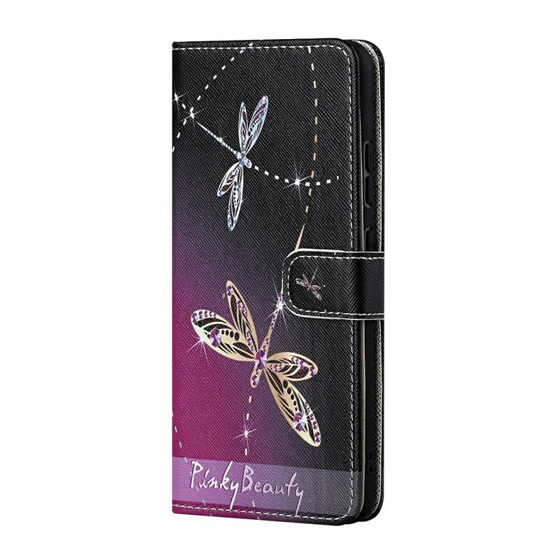 Κάλυμμα Huawei P Smart 2021 με κορδονι Strappy Dragonflies