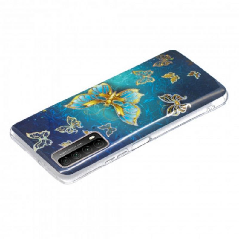 Θήκη Huawei P Smart 2021 Σχέδιο Πεταλούδων