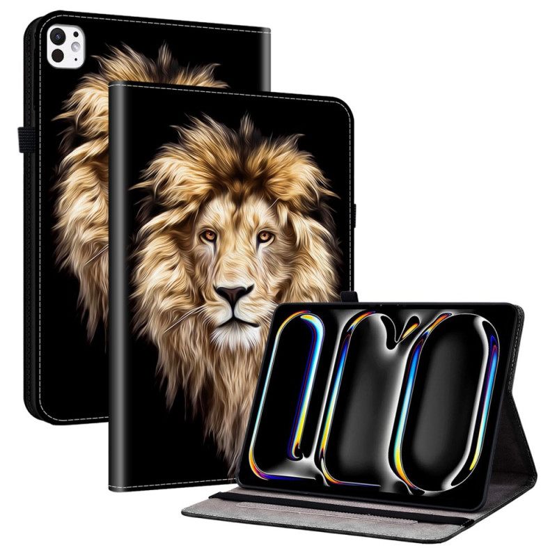 Δερματινη Θηκη iPad Pro 13 (2025) Θήκες Κινητών Κεφάλι Λιονταριού