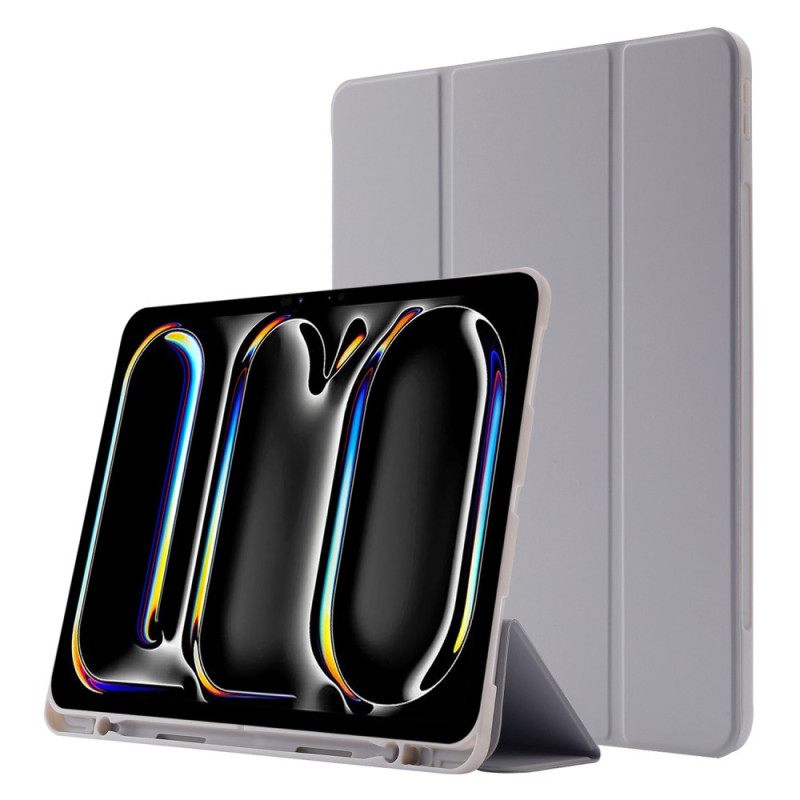 Δερμάτινη Θήκη Κινητού iPad Pro 13 (2025) Θήκες Κινητών Τριπλό Βάση Και Θήκη Μολύβιου