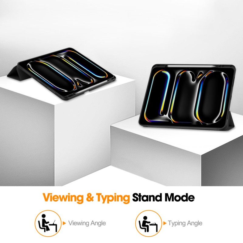 iPad Pro 13 (2025) Θήκη Γραφίδας Από Τεχνητό Δέρμα