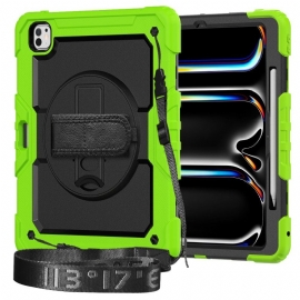 Κάλυμμα iPad Pro 13 (2025) Ανθεκτική Με Προστατευτικό Οθόνης Και Ιμάντα Ώμου