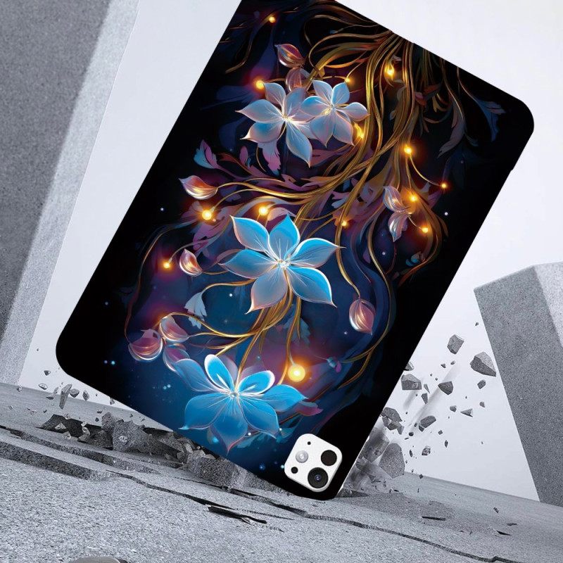 Κάλυμμα iPad Pro 13 (2025) Φωτιζόμενα Λουλούδια