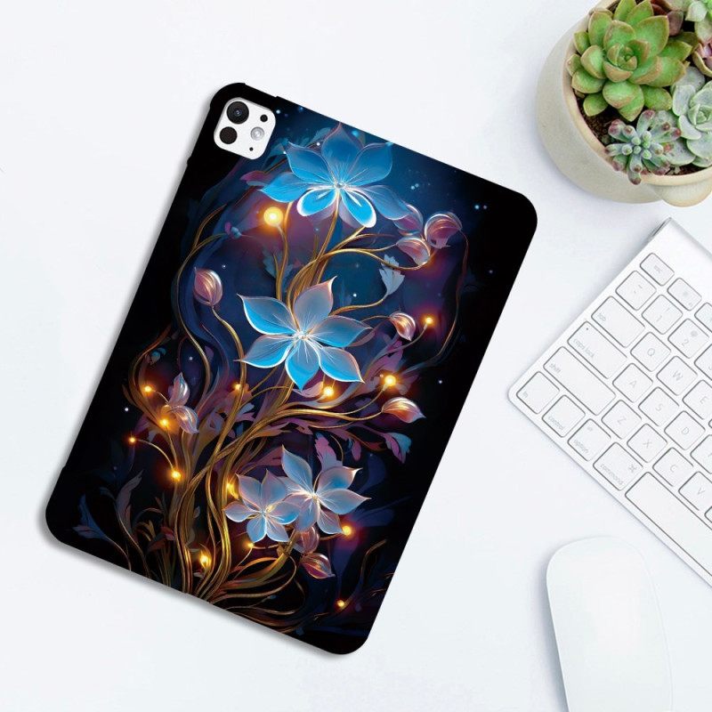 Κάλυμμα iPad Pro 13 (2025) Φωτιζόμενα Λουλούδια