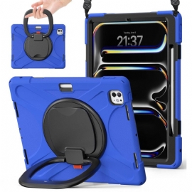 Κάλυμμα iPad Pro 13 (2025) Θήκες Κινητών Βάση Δαχτυλιδιού Και Ρυθμιζόμενος Ιμάντας Ώμου