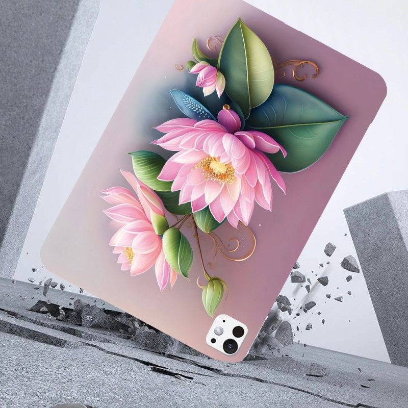 Κάλυμμα iPad Pro 13 (2025) Θήκες Κινητών Σχέδιο Λωτού