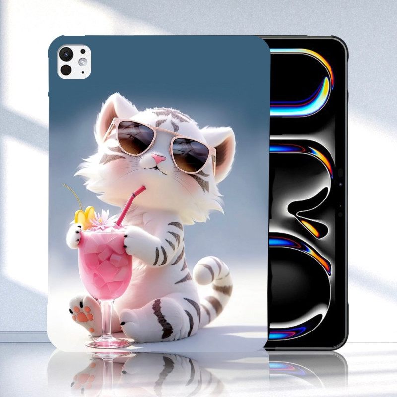 Κάλυμμα iPad Pro 13 (2025) Τίγρης Κινούμενου Τίγρη