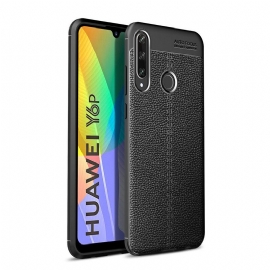 Θήκη Huawei Y6p Δερμάτινο Εφέ Litchi Double Line