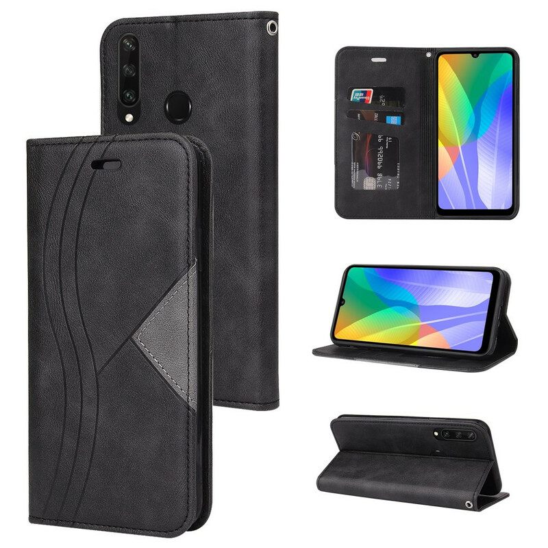 θηκη κινητου Huawei Y6p Θήκη Flip Wave Leather Style