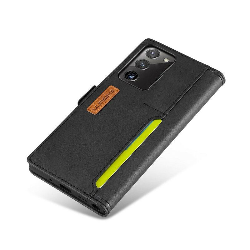 Κάλυμμα Samsung Galaxy Note 20 Lc.imeeke Retro Leather Effect