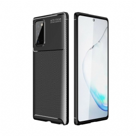 θηκη κινητου Samsung Galaxy Note 20 Εύκαμπτη Υφή Από Ίνες Άνθρακα