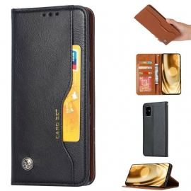 θηκη κινητου Samsung Galaxy Note 20 Θήκη Flip Θήκη Κάρτας Από Συνθετικό Δέρμα