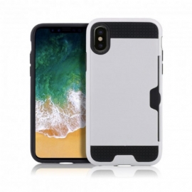 Θήκη iPhone X / XS Άκαμπτη Θήκη Κάρτας