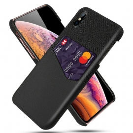 Θήκη iPhone X / XS Κάτοχος Κάρτας Ksq