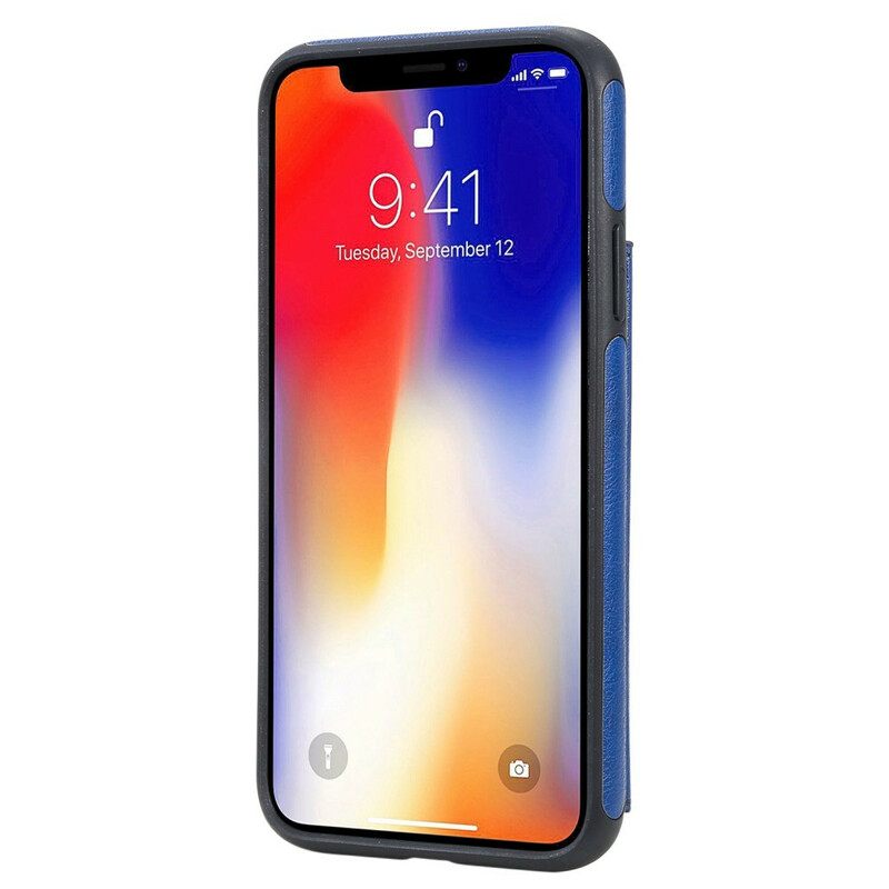 Θήκη iPhone X / XS Κάτοχος Κάρτας Υποστήριξης Εκτύπωσης Cat