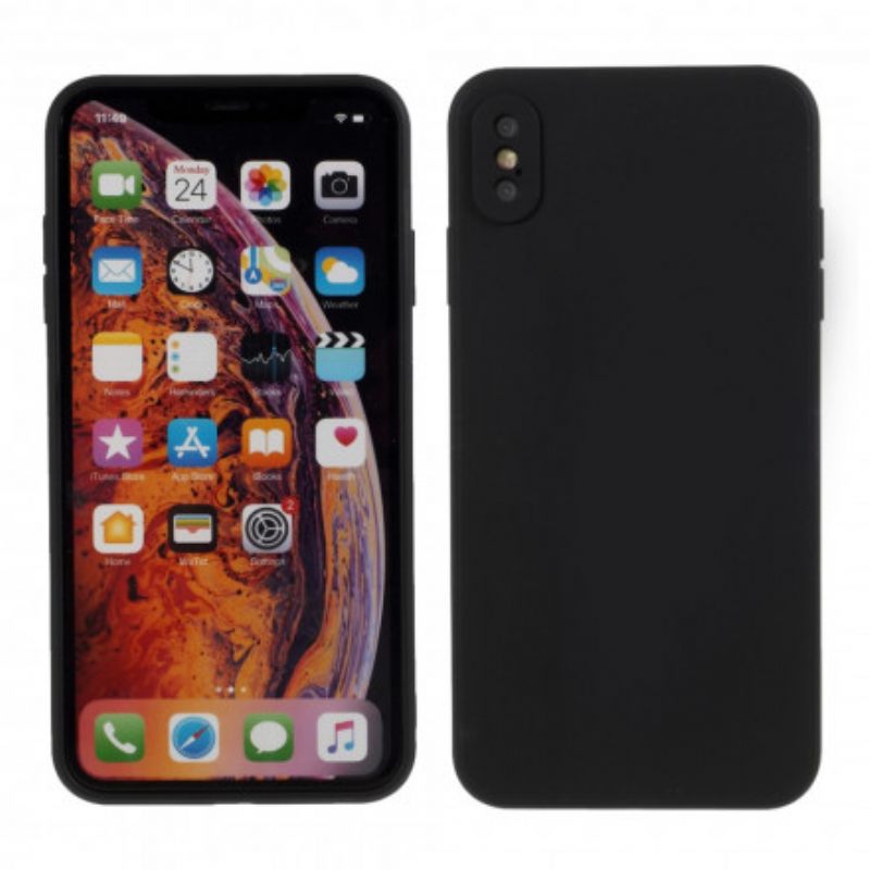 Θήκη iPhone X / XS Ματ Άκαμπτη Σιλικόνη