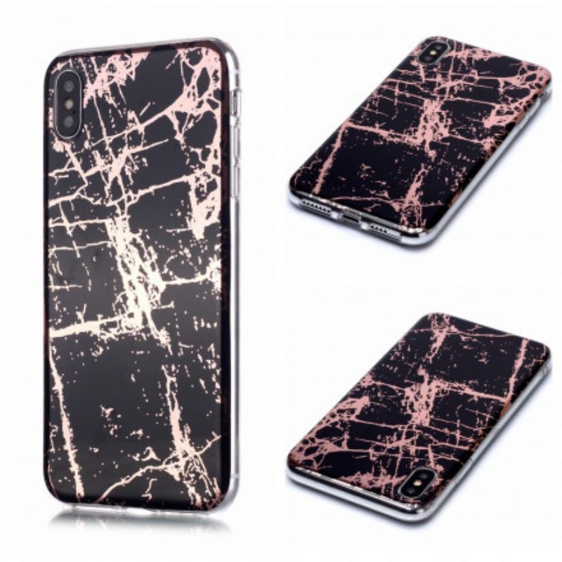 Θήκη iPhone X / XS Σχέδιο Γεωμετρίας Μαρμάρου