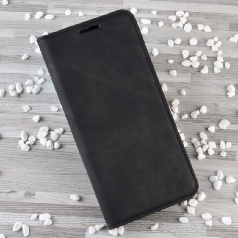 θηκη κινητου iPhone X / XS Θήκη Flip Δερμάτινο Εφέ Silky Touch