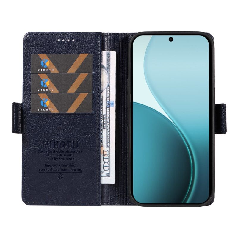 Δερματινη Θηκη Oppo Reno 14 Pro 5g Εφέ Παγωμένου Δέρματος (yikatu)
