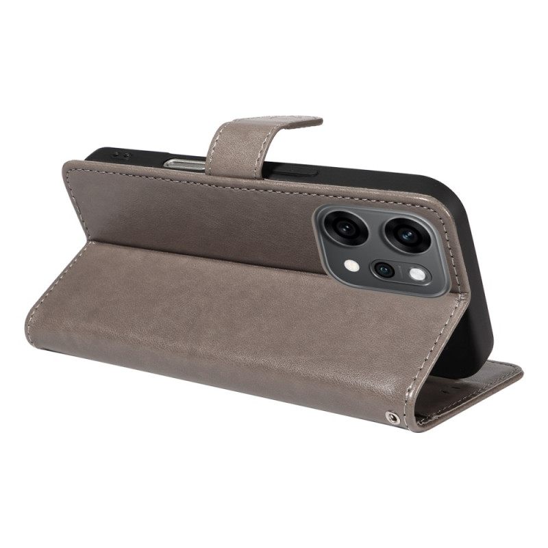 Δερματινη Θηκη Oppo Reno 14 Pro 5g Γάτα Και Μέλισσα