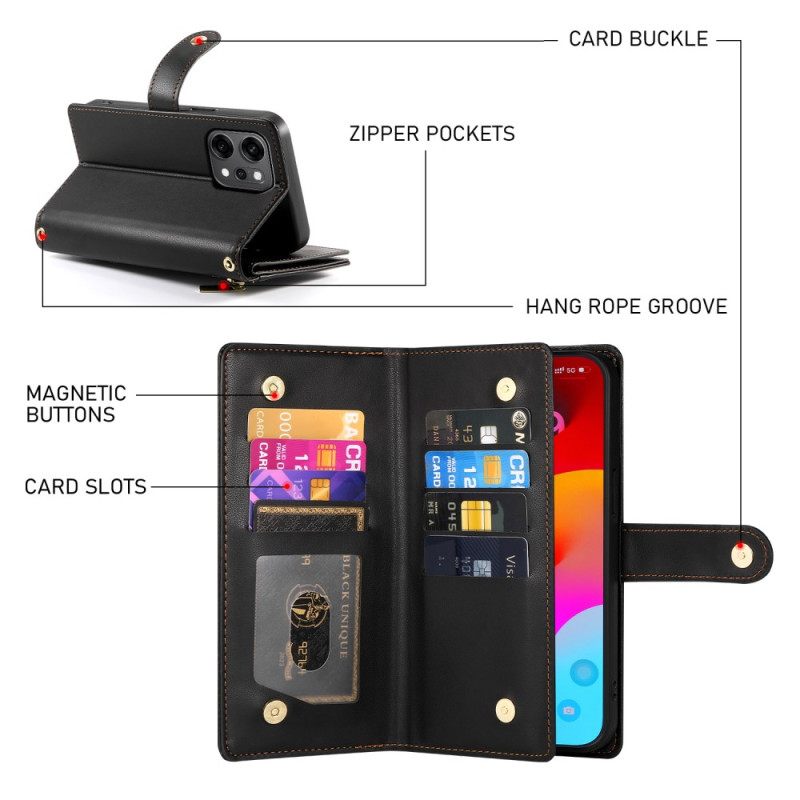 Δερματινη Θηκη Oppo Reno 14 Pro 5g Λουράκι Και Λουράκι Ώμου