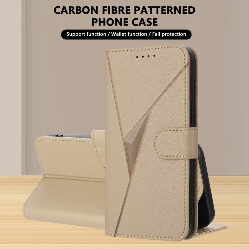 Δερματινη Θηκη Oppo Reno 14 Pro 5g Τριγωνικό Σχέδιο