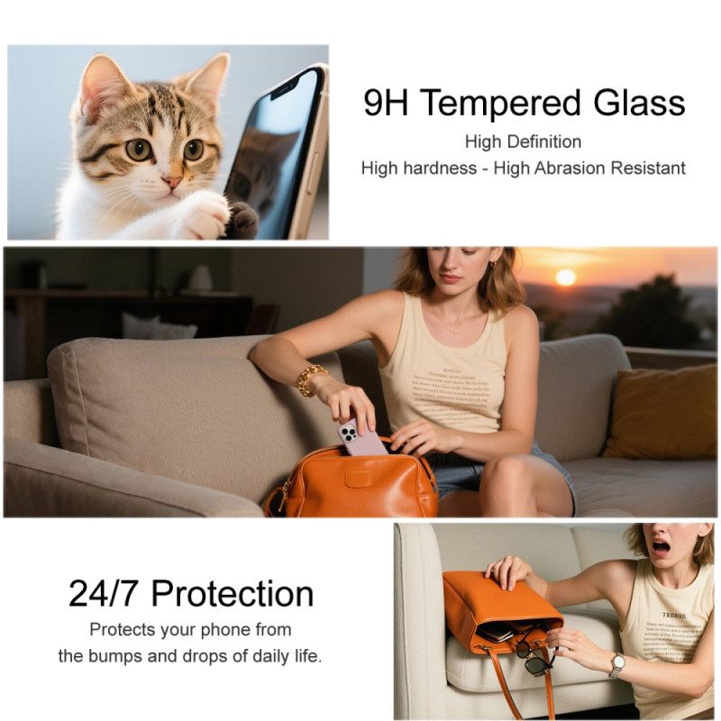 Προστατευτικό Οθόνης Από Σκληρυμένο Γυαλί Πλήρους Κάλυψης Για Oppo Reno 14 Pro 5g