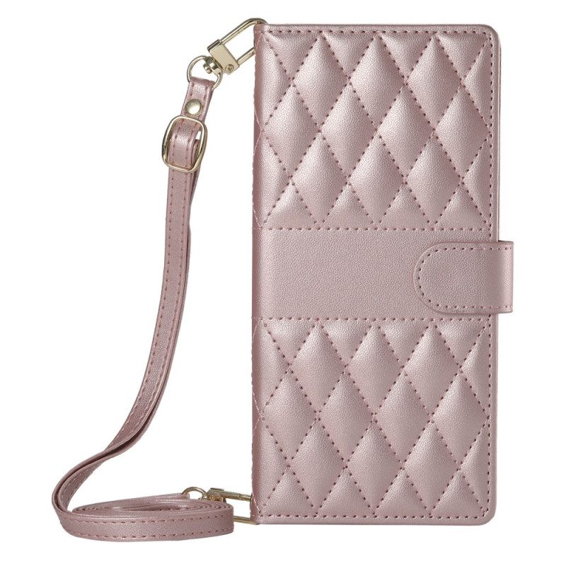 Θηκη Κινητου Oppo Reno 14 Pro 5g Θήκες Κινητών Καπιτονέ Με Λουράκι Και Λουράκι Ώμου