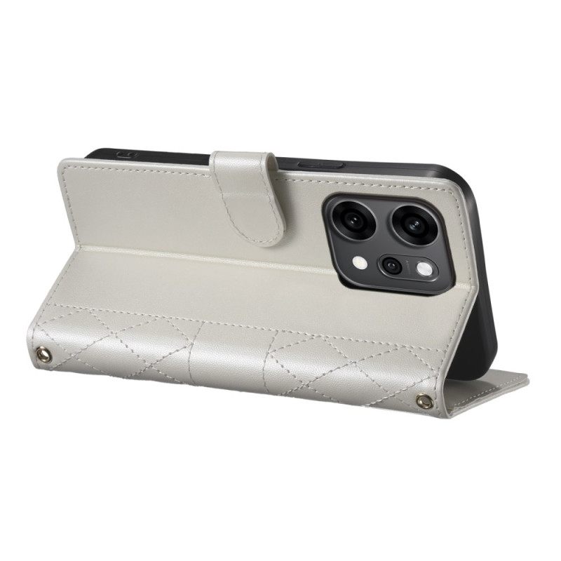 Θηκη Κινητου Oppo Reno 14 Pro 5g Θήκες Κινητών Καπιτονέ Με Λουράκι Και Λουράκι Ώμου