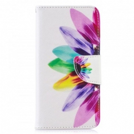δερματινη θηκη Samsung Galaxy S10e Λουλούδι Ακουαρέλας