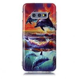 θηκη κινητου Samsung Galaxy S10e Τα Δελφίνια Ελευθερώνονται