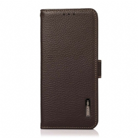 Κάλυμμα Poco M3 Pro 5G Rfid Lychee Leather